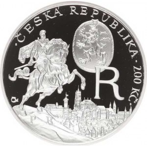 Česká republika (1993-), 200 Kč 2012 - Rudolf II. - 400. výr. úmrtí kapsle, orig. e