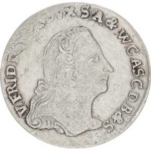 Anhalt-Bernburg, Viktor II. Friedrich (1721-1765), 1/6 tolaru 1758 R (4,204 g), mělčí ražba
