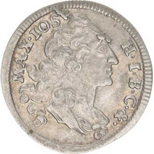 Bavorsko, Maximilian III.Joseph (1745-1777), 3 kr. 1765 b.zn. KM 477