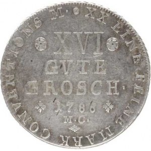 Brunswick - Wolfenbüttel, Karl Wilhelm Ferdinand (1780-1806), XVI Gute Groschen 1786 MC KM 1020 13,