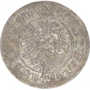 Hanau - Münzenberg, Kateř.Belgická-poruč. Filipa Mořice (1612-38), 3 Kruezer 1613 - s tit. Matyáše