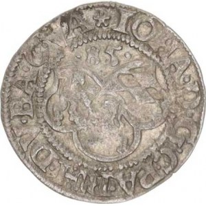 Pfalz - Zweibrücken, Johann I.(1569-1604), 1/2 Batzen 1585 - s tit. Rudolfa II. Sa vyobr. č. 989
