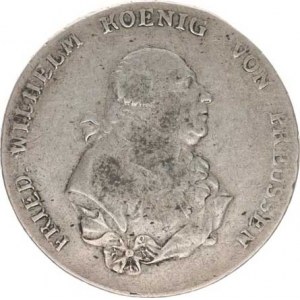 Prusko, Friedrich Wilhelm II.(1786-1797), Tolar 1795 A KM 360.1 R 21,986 g