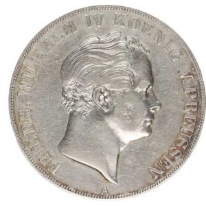 Prusko, Friedrich Wilhelm IV.(1840-1861), 2 Tolar 1842 A KM 440,1 36,991 g, dr. rys., tém.