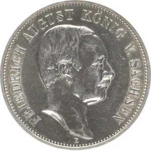 Sasko, Friedrich August III. (1904-1918), 5 Mark 1914 E Y. 195 27,879 g