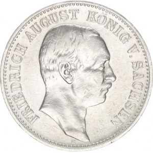 Sasko, Friedrich August III. (1904-1918), 2 Mark 1906 E KM 1263