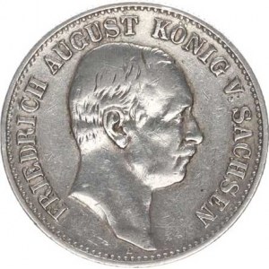 Sasko, Friedrich August III. (1904-1918), 2 Mark 1907 E KM 1263 11,077 g