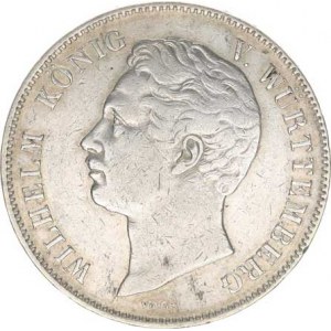 Württemberg, Wilhelm I. (1816-1864), 2 Tolar (3 1/2 Gulden) 1843 KM 586 R (37,047 g)