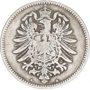 Německo, drobné ražby císařství, 1 Mark 1873 A