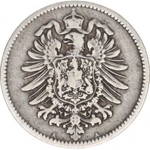 Německo, drobné ražby císařství, 1 Mark 1875 A
