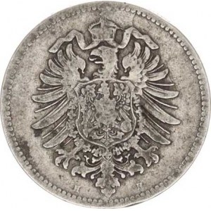 Německo, drobné ražby císařství, 1 Mark 1875 H