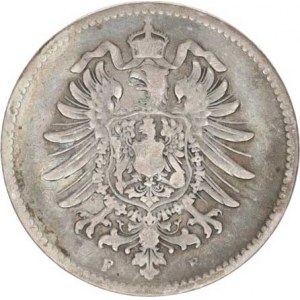Německo, drobné ražby císařství, 1 Mark 1876 F