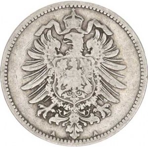 Německo, drobné ražby císařství, 1 Mark 1877 A