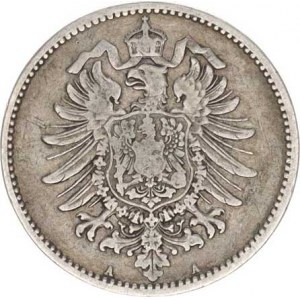 Německo, drobné ražby císařství, 1 Mark 1886 A