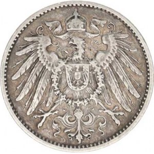 Německo, drobné ražby císařství, 1 Mark 1899 D