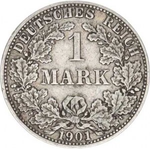 Německo, drobné ražby císařství, 1 Mark 1901 A
