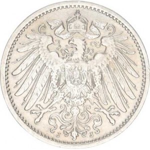 Německo, drobné ražby císařství, 1 Mark 1906 J R