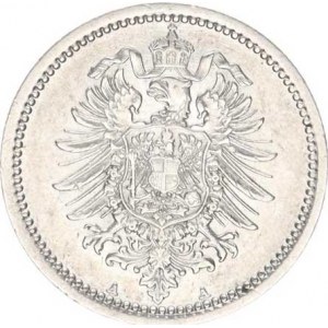 Německo, drobné ražby císařství, 50 Pfennig 1876 A