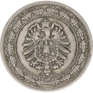 Německo, drobné ražby císařství, 20 Pfennig 1888 A R