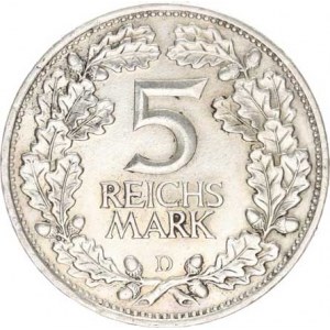 Výmarská republika (1918-1933), 5 RM 1925 D - Rhineland KM 47