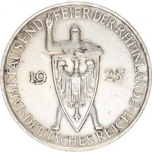 Výmarská republika (1918-1933), 5 RM 1925 D - Rhineland KM 47