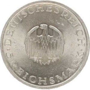 Výmarská republika (1918-1933), 5 RM 1929 A - Lessing KM 61 25,032 g
