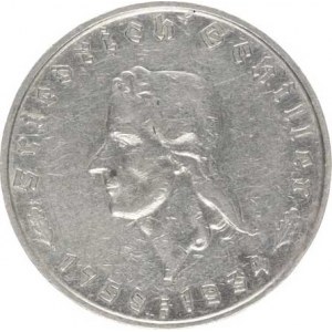 Německo - 3 říše, 1933-1945, 5 RM 1934 F - Schiller KM 85 R 13,805 g