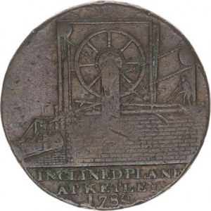 Anglie, George III. (1760-1820), Tokens = 1/2 Penny 1792, SHROPSHIRE, COALBROOK DALE - nejstarší
