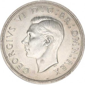 Anglie, George VI.(1936-1952), 1 Crown 1937 KM 857