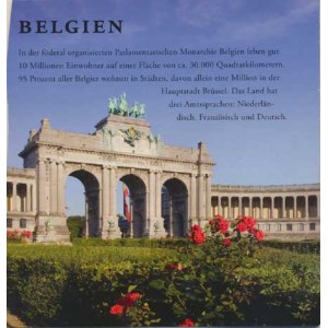 Belgie, Albert II. (1993-), Sběratelská sada (50 Centimes, 1, 5, 20, 50 Francs) - různé roční