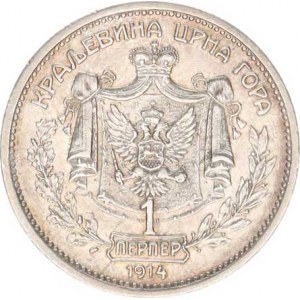 Černá Hora, Nicholas I. (1860-1918), 1 Perper 1914 KM 14