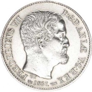 Dánsko, Frederik VII.(1848-1863), 16 Rigsmontskilling 1857 VS FK KM 765