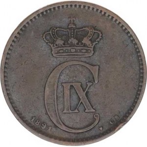 Dánsko, Christian IX.(1863-1906), 5 Ore 1891 CS KM 794.1, hr.