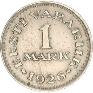 Estonsko, 1 Mark 1926 KM 5