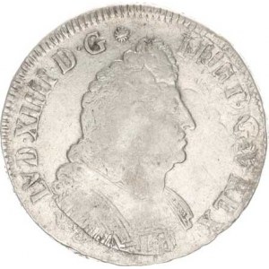 Francie, Ludvík XIV. (1643-1715), Ecu 1693 X, Amiens KM 298,21 (26,928 g), přeražba