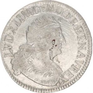 Francie, Ludvík XIV. (1643-1715), 1/2 Ecu 1701 A - Paříž, L. Euldes KM 325.1 (13,198 g)