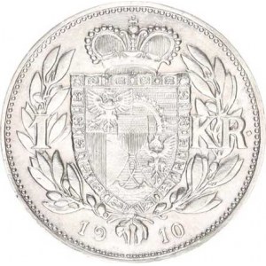 Liechtenstein, Johann (1858-1929), 1 Krone 1910 KM 2