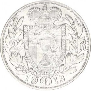 Liechtenstein, Johann (1858-1929), 2 Kronen 1912 Y. 3