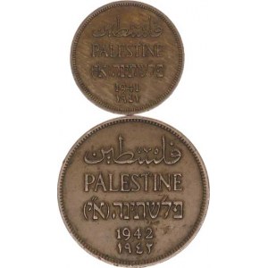 Palestina, 2 Mils 1942; +1 Mil 1941 2 ks