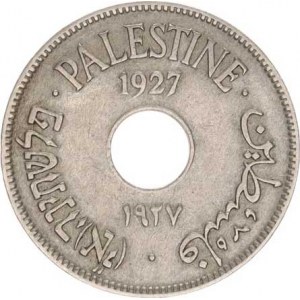 Palestina, 10 Mils 1927 KM 4