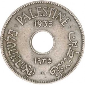 Palestina, 10 Mils 1935 KM 4