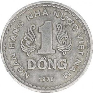 Viet Nam, socialistická republika, 1 Dong 1976 R KM 14