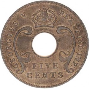 Východní Afrika, 5 Cents 1923 KM 18