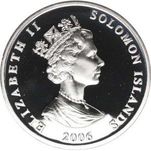 Šalamounovy ostrovy, 10 Dollars 2006 - MS ve fotbake Německo KM -, Ag 92
