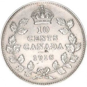 Kanada, 10 Cents 1918