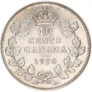 Kanada, 10 Cents 1920, tém.