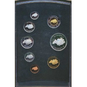 Kanada, Mincovní sada 2001, (1, 5, 10, 25, 50 Cents, 1, 2 Dollars + Ag m