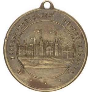 Čechy, Morava, Slezsko, Brno - IV. Rakouské spolkové střelby 1892, střelecký pavilon /