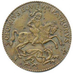 Náboženské medaile, Svatojířská medaile, mosaz 24,5 mm 3,50 g