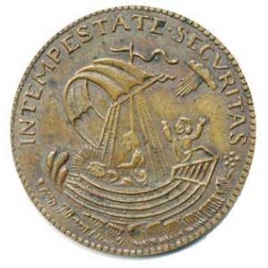 Náboženské medaile, Svatojířská medaile, mosaz 24,5 mm 3,50 g
